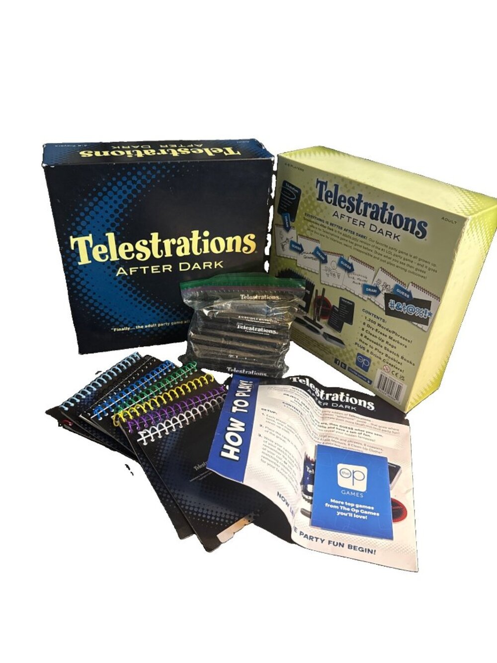 TELESTRATIONS AFTER DARK Adult Party Board Game MISSING RECTANGLE CARDS 2015